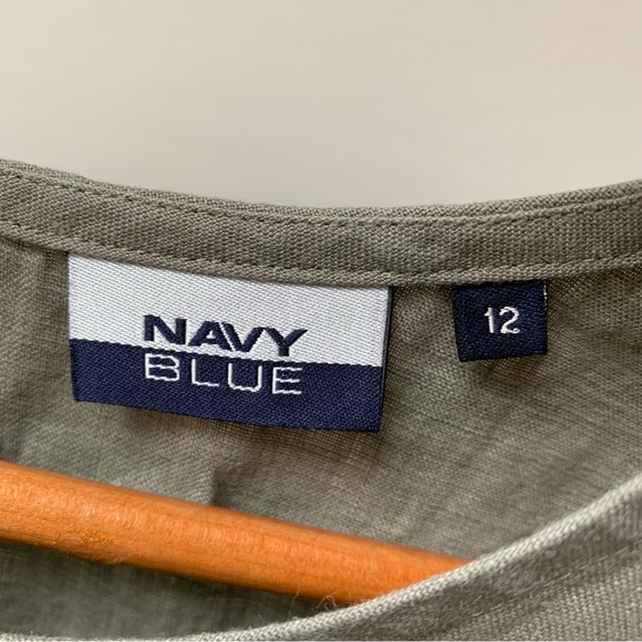 100% linen sleeveless top size uk 12 embroidered - Picture 7 of 7